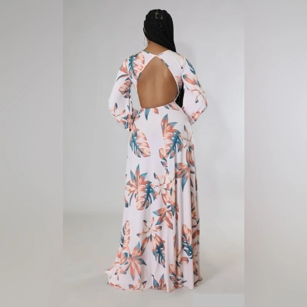 💋Boutique Item | Back to Back Long Sleeve Maxi Dress (NWT) - Picture 2 of 3